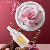 Handmade ceramic pink rose flower aromatherapy diffuser