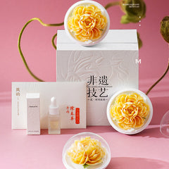 Handmade ceramic Yao yellow peony aromatherapy diffuser