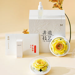 Handmade ceramic austin rose aromatherapy diffuser