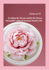 Handmade ceramic peony aromatherapy diffuser