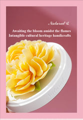 Handmade ceramic Yao yellow peony aromatherapy diffuser