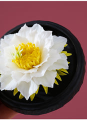 Handmade ceramic double flowers aromatherapy diffuser