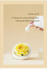 Handmade ceramic austin rose aromatherapy diffuser