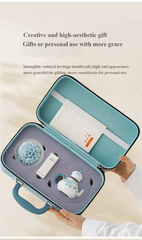 Handmade ceramic hydrangea aromatherapy diffuser + teapot