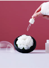 Handmade ceramic double flowers aromatherapy diffuser