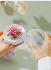 Handmade ceramic floral aromatherapy diffuser