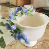 Hydrangea blue cup