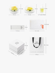 Handmade ceramic austin rose aromatherapy diffuser