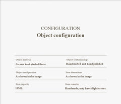 Handmade ceramic Zhaoyuan peony aromatherapy diffuser