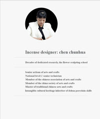 Handmade ceramic flower aromatherapy diffuser + 1 teapot + 4 cups set