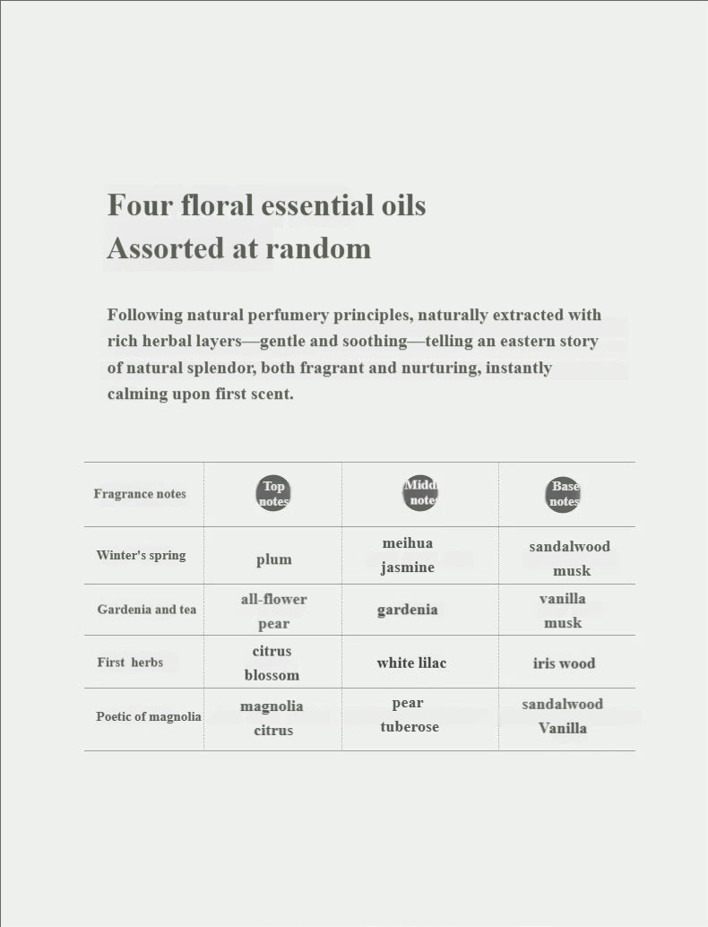 Handmade ceramic floral aromatherapy diffuser