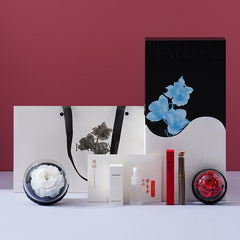 Handmade ceramic double flowers aromatherapy diffuser