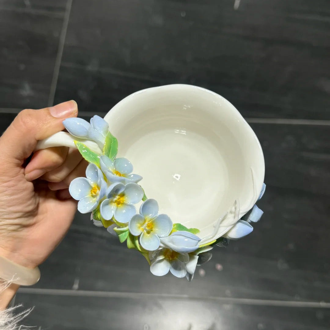 Hydrangea blue cup