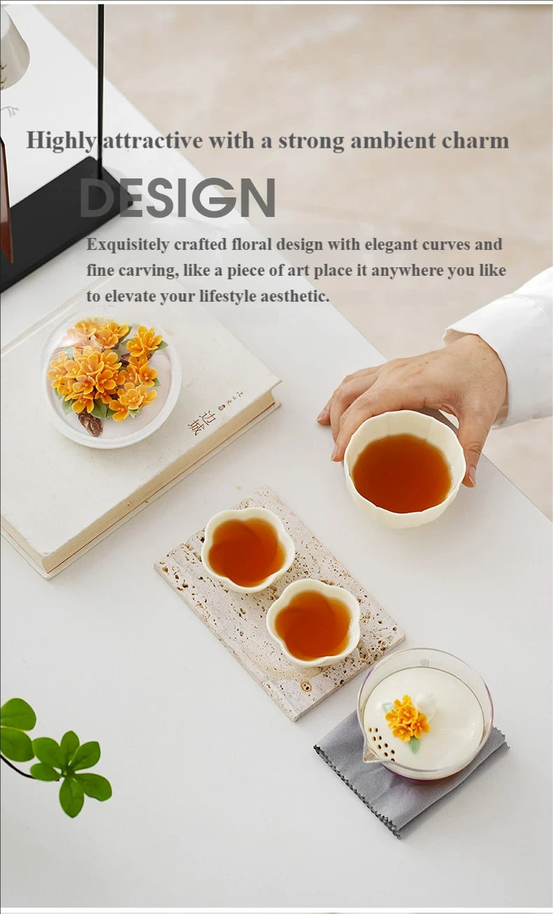 Handmade ceramic osmanthus aromatherapy diffuser