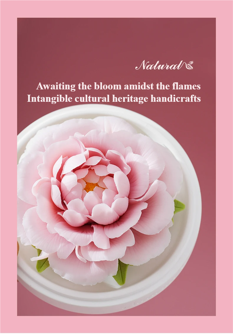 Handmade ceramic peony aromatherapy diffuser