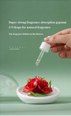 Handmade ceramic flower aromatherapy diffuser + tea set