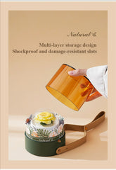 Handmade ceramic flower aromatherapy diffuser