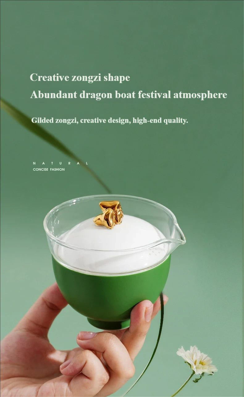 Handmade ceramic flower aromatherapy diffuser + tea set