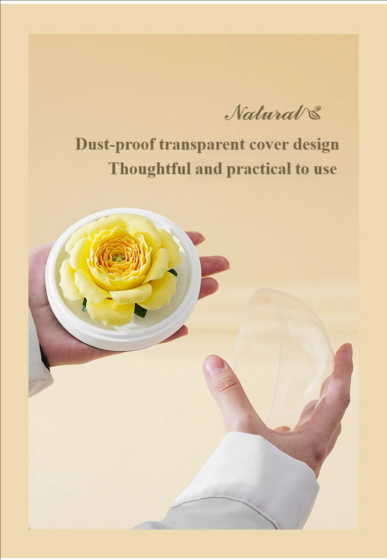 Handmade ceramic austin rose aromatherapy diffuser