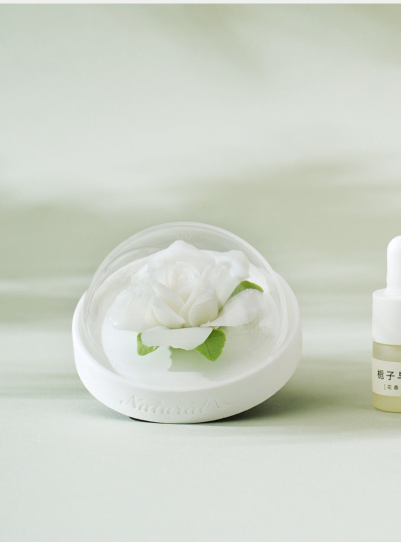 Handmade ceramic floral aromatherapy diffuser