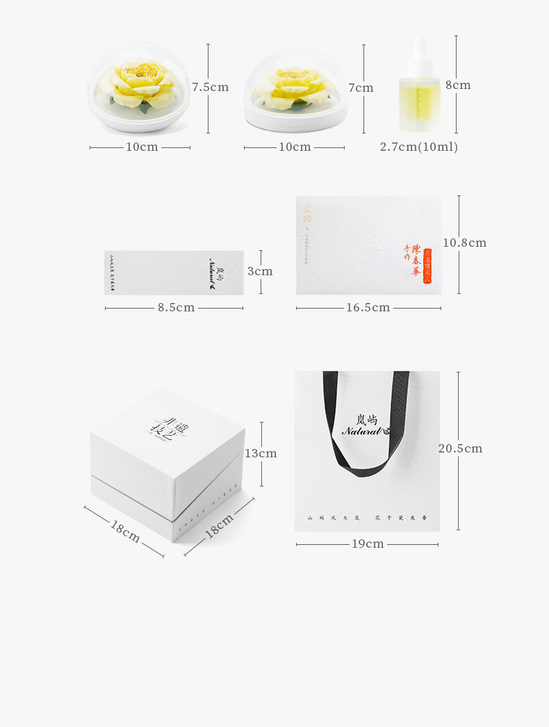 Handmade ceramic austin rose aromatherapy diffuser