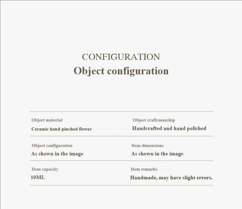 Handmade ceramic Zhaoyuan peony aromatherapy diffuser